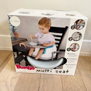 Bumbo Multi Seat Converts Into Booster Seat and High Chair NEW